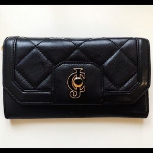 Juicy Couture black quilted wallet